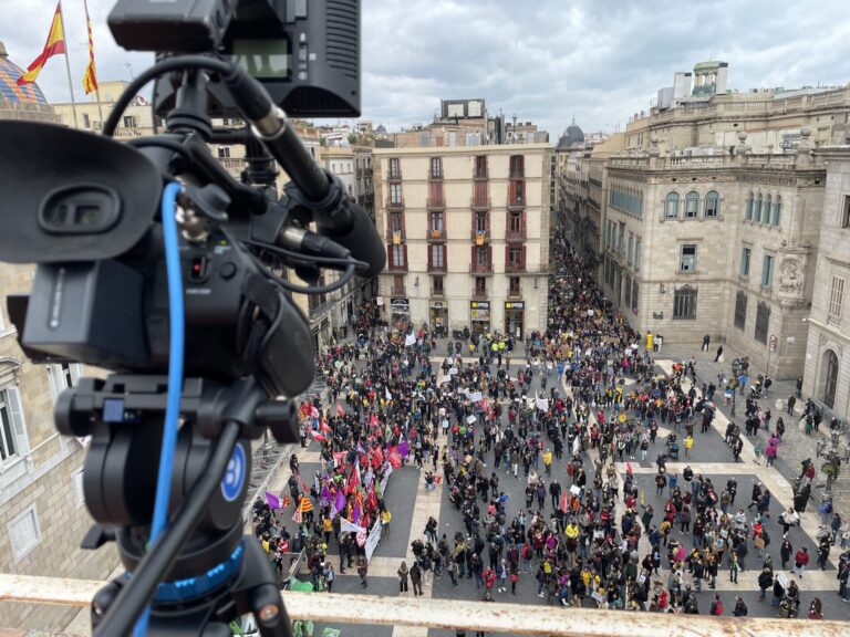 Camera Crew in Barcelona