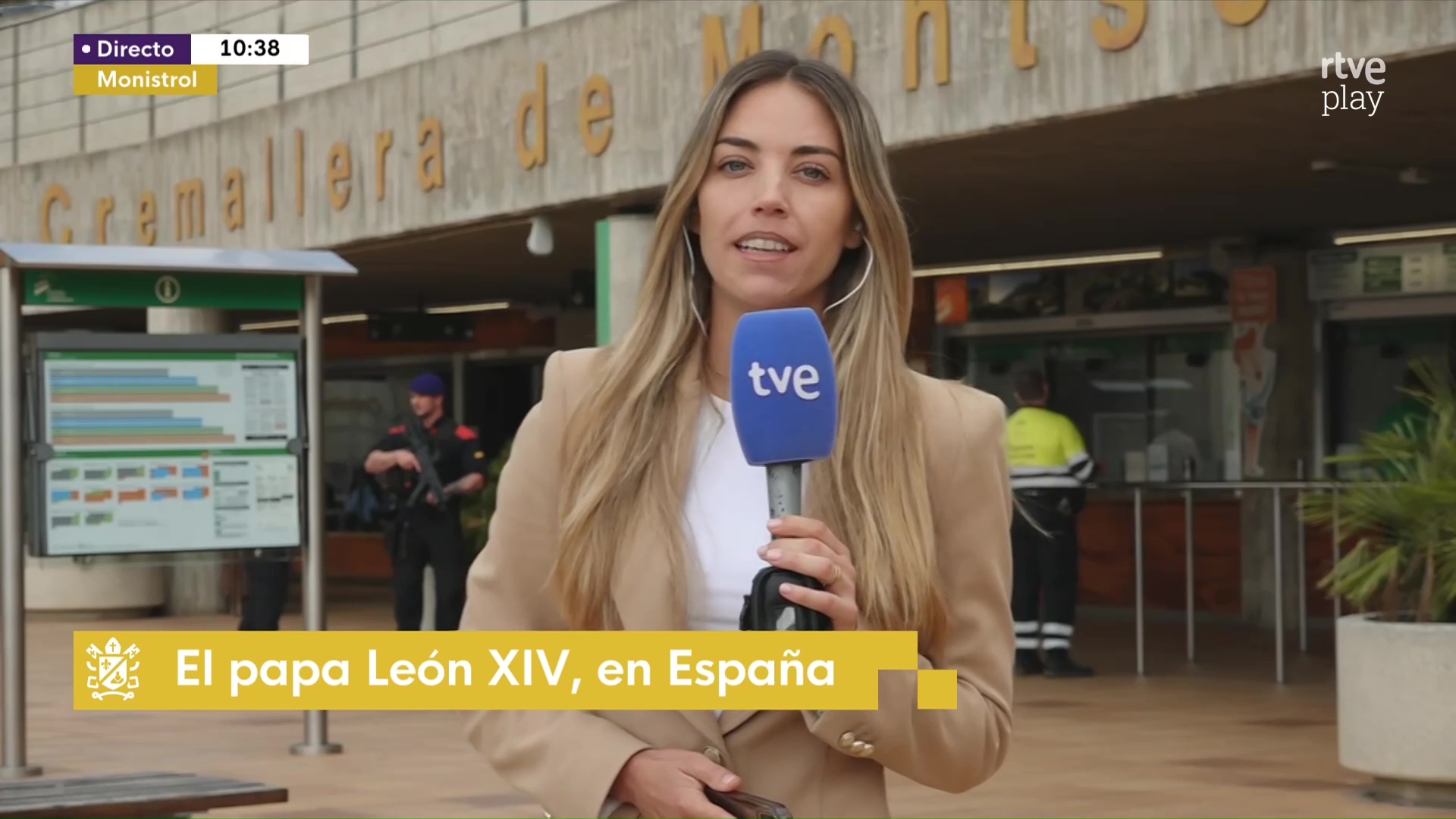Directo para RTVE desde Montserrat