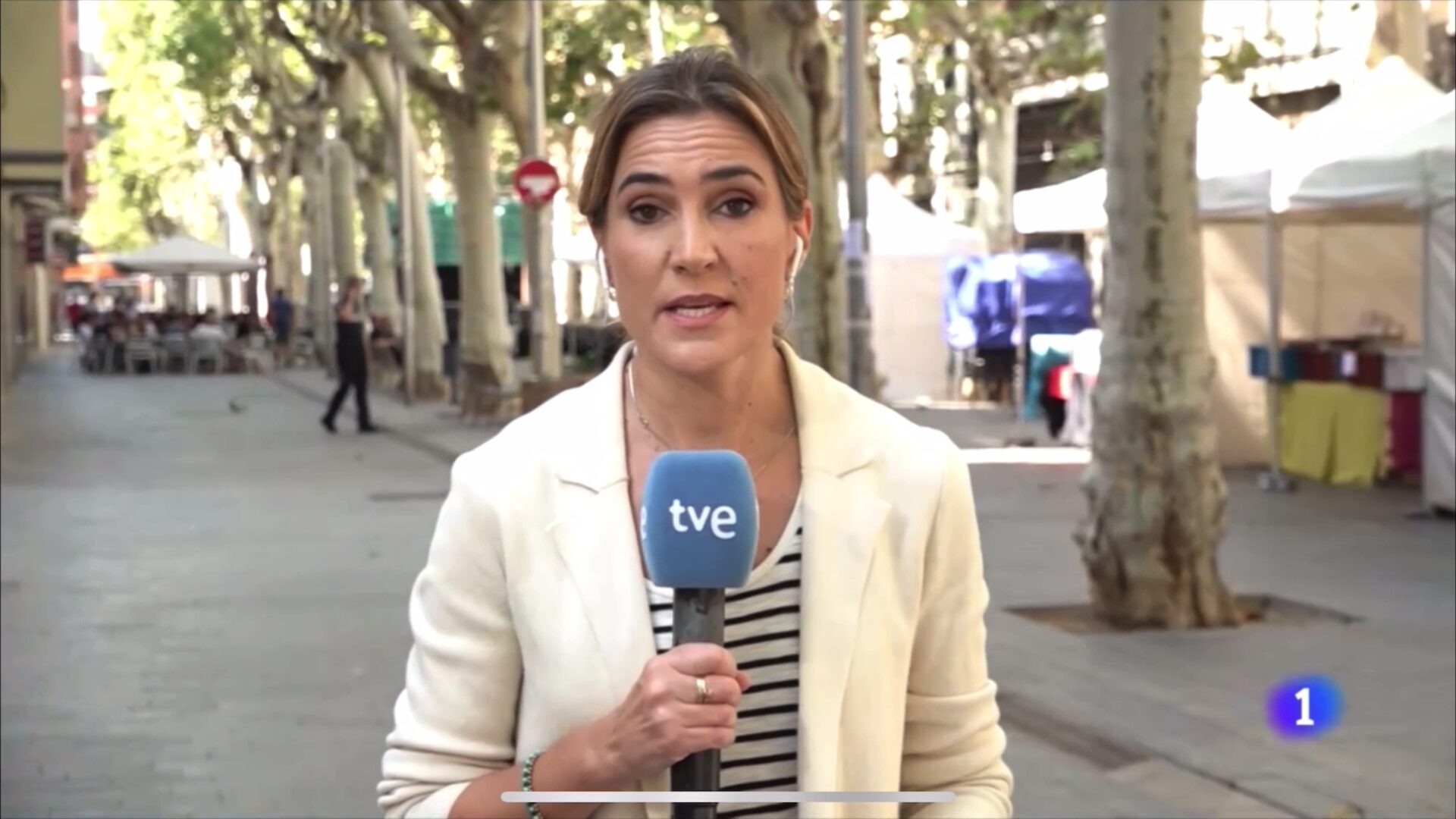 Directo desde Barcelona para el Telediario de TVE – operador de cámara de televisión en Barcelona
